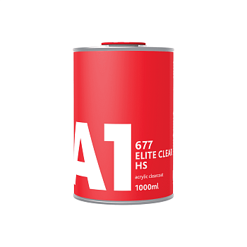 Лак А1 677 ELITE CLEAR HS (1л+0.5л) в комплекте с отвердителем 